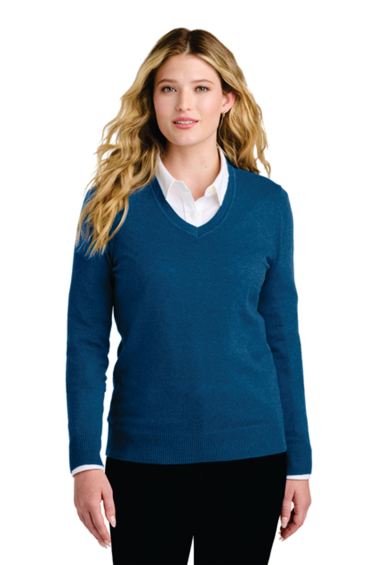 Womens V Neck Sweater Plus Size